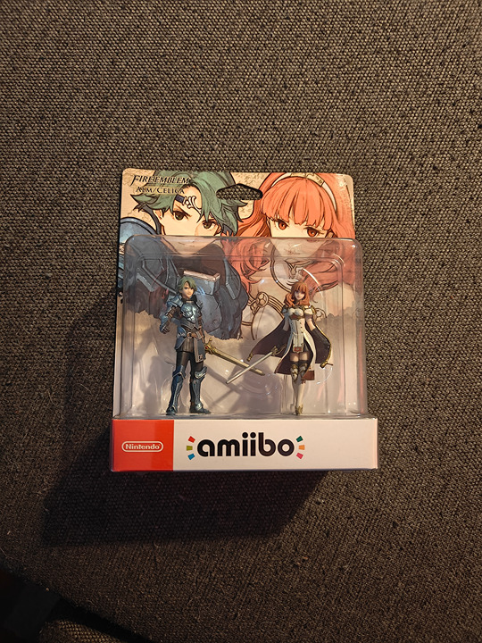 USA Alm and Celica Amiibo 2-pack set Fire Emblem series Nintendo NEW NIB