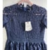 Bardot, Big Girl's Size 18 Navy Blue Lace Short Dress BRAND NEW WITH TAGS