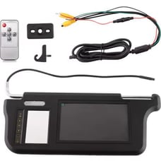 7inch LCD Black Driver side only Sunvisor