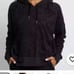 Rails Nico Black Flocked Cobra Hoodie Womens Size L Pullover