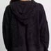 Rails Nico Black Flocked Cobra Hoodie Womens Size L Pullover