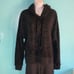 Rails Nico Black Flocked Cobra Hoodie Womens Size L Pullover