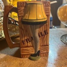 Christmas Stroy Mug of Leg Lamp