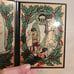 Vintage Abbey Press Christmas Glass Folding Card Suncatcher