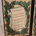 Vintage Abbey Press Christmas Glass Folding Card Suncatcher