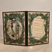 Vintage Abbey Press Christmas Glass Folding Card Suncatcher