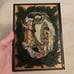 Vintage Abbey Press Christmas Glass Folding Card Suncatcher