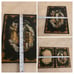 Vintage Abbey Press Christmas Glass Folding Card Suncatcher