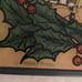 Vintage Abbey Press Christmas Glass Folding Card Suncatcher