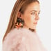 DSQUARED2 Flower Dangle Earrings Crystal