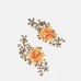 DSQUARED2 Flower Dangle Earrings Crystal
