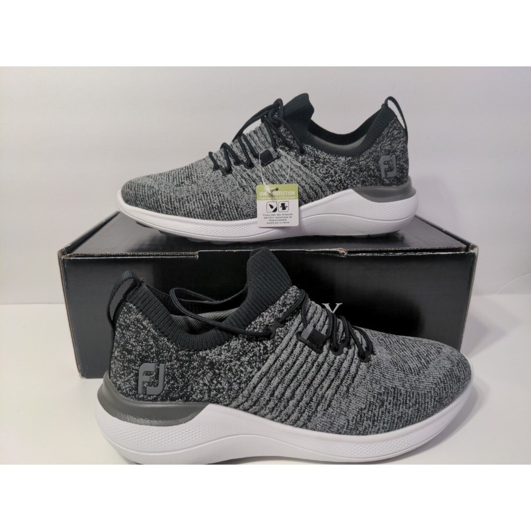 FOOTJOY WOMEN'S GOLF SHOE FJ FLEX XP US 9.5 M CHARCOAL GRAY WATERPROOF NEW NWT