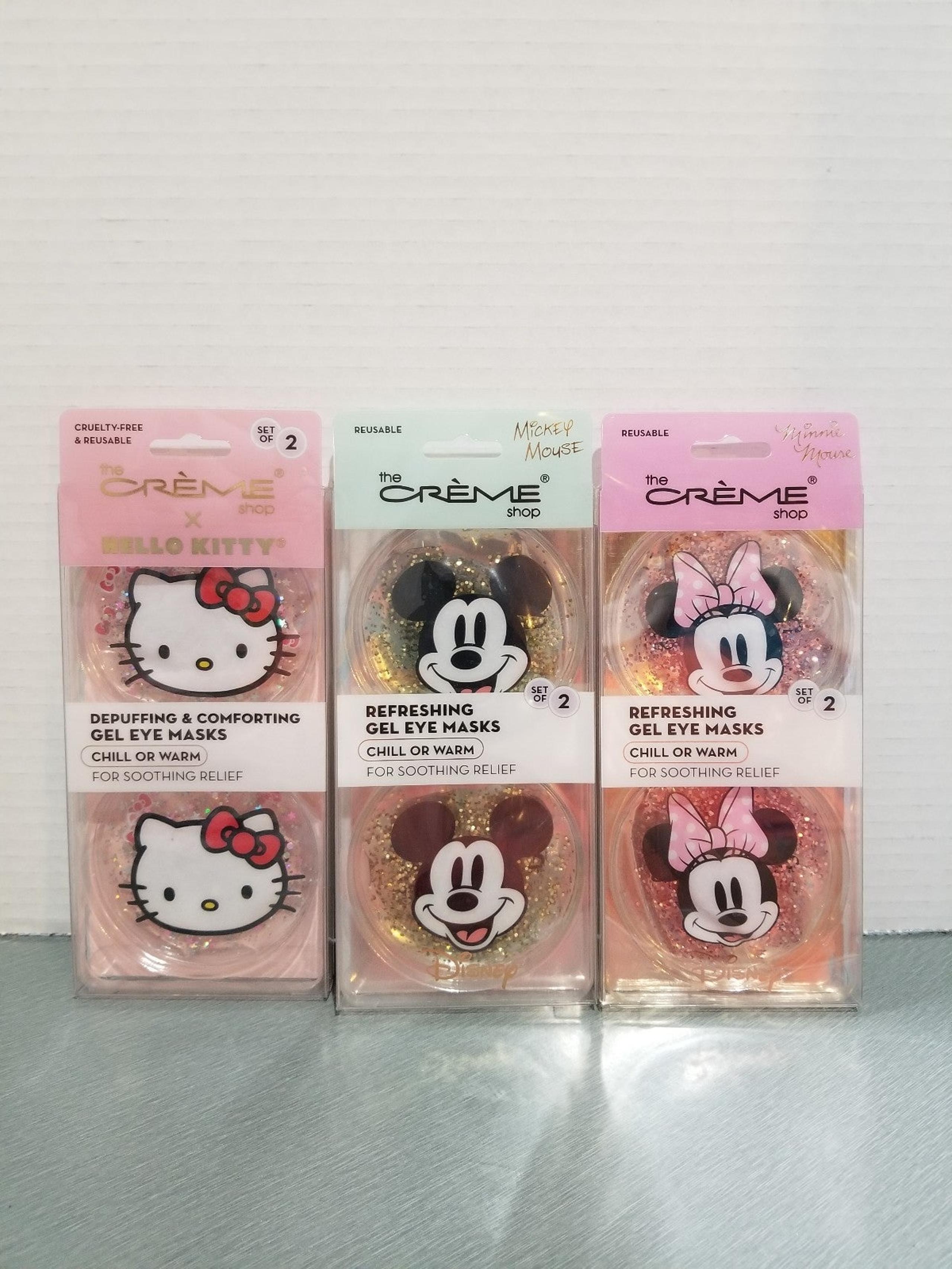 #2 The Creme Shop (1) ITEM ONLY( Mickey,Minnie,  or Hello Kitty) 2 GEL EYE MASKS