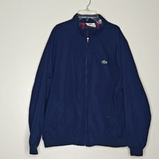 Vintage IZOD LACOSTE Harrington Jacket Izod Lacoste Men's Blue Jacket size XL