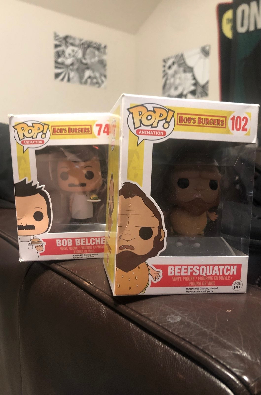 A Funko Bob Belcher & Beefsquatch