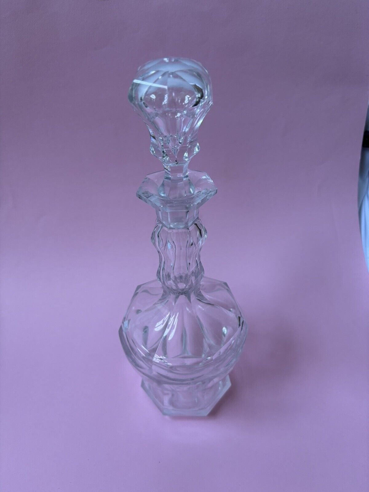Val St Lambert? Lalaing? Crystal Decanter & Stopper