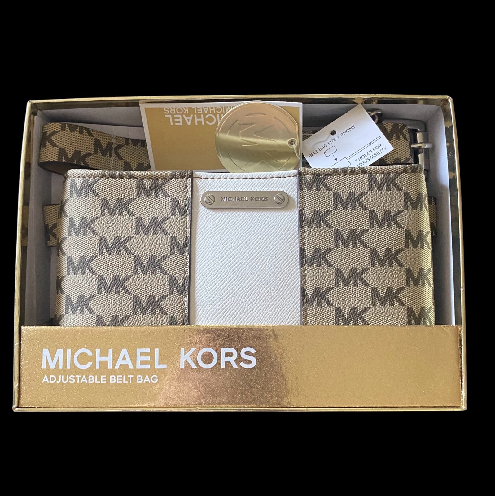 NWT-MICHAEL KORS-WOMENS BELT BAG Gorgeous belt bag, brand new in box, brown, bei