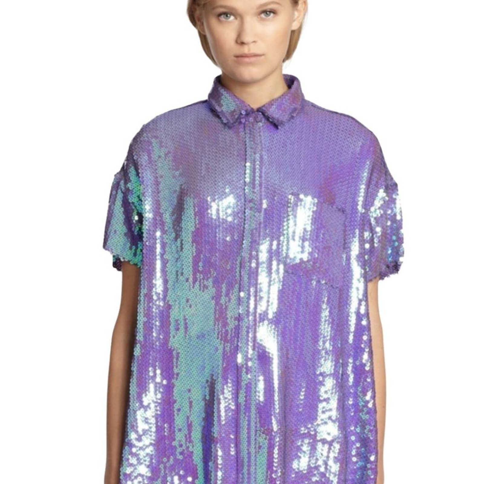 Acne sequin button down