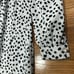 Vintage 80s Saks Fifth Avenue mumu dress Black and White Polka Dot Dress small
