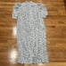Vintage 80s Saks Fifth Avenue mumu dress Black and White Polka Dot Dress small