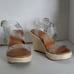 Torrid Espadrille Platform Wedges Sandals Heels Pumps Shoes WOMEN'S 8 WW WOMAN'S