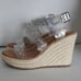 Torrid Espadrille Platform Wedges Sandals Heels Pumps Shoes WOMEN'S 8 WW WOMAN'S