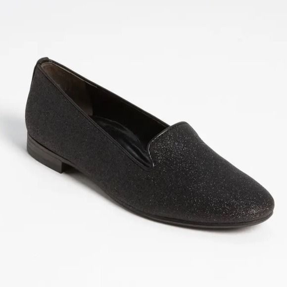 Paul Green Panache Slip On Flat in Shimmer Black Size 9.5