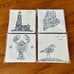 Love Rocks Maine Stone Coasters