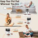 WiFi-Enabled Automatic Cat Feeder for Two Cats, Dual Power, App Control