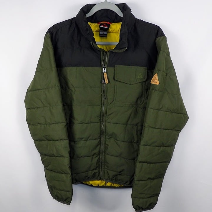 Gerry Men's Size Large Full Zip Army Green and Black Winter/Snow Jacket