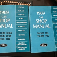 1969 Ford Car shop manual