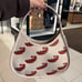 NWT Coach Ergo Bag In Coachtopia Leather With Sleepy Caterpillar Print