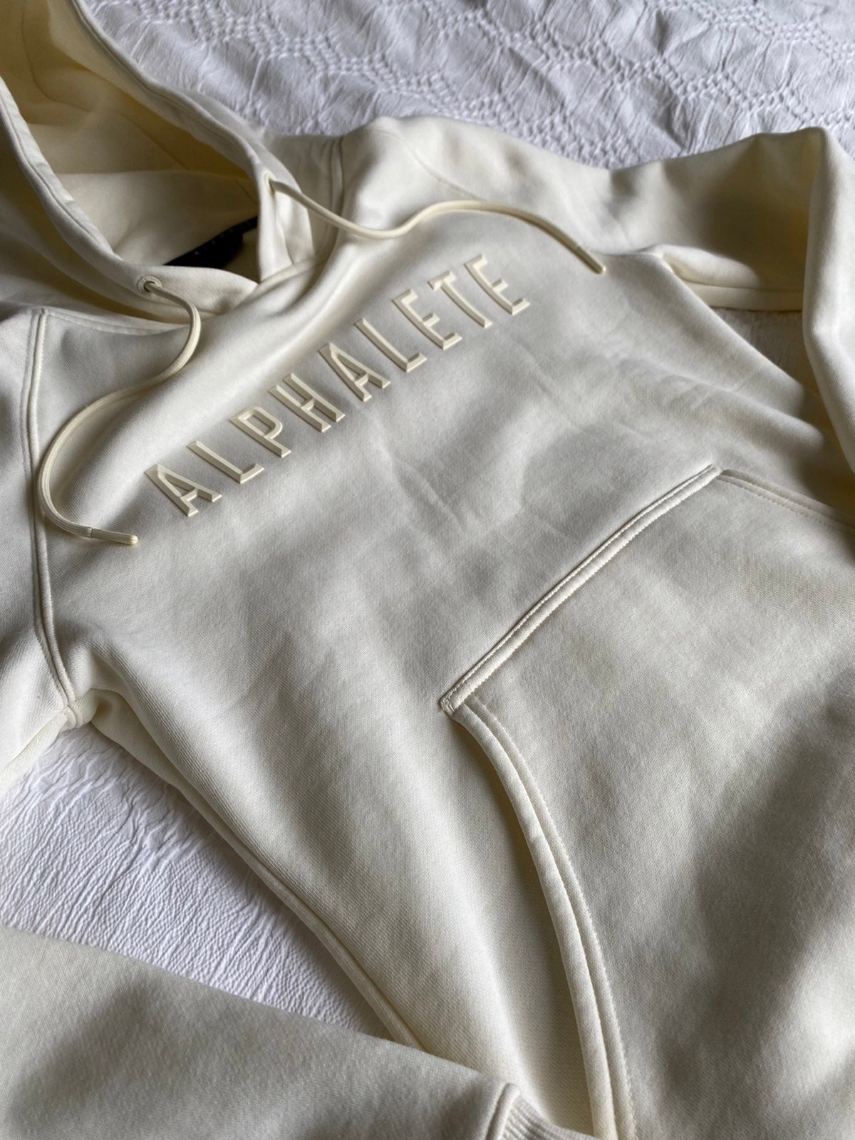 Alphalete White Athletic Hoodies for Women Mercari