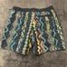 Billabong Board Shorts Mens Extra Large 35 Blue Striped Hybrid Drawstring NEW