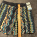 Billabong Board Shorts Mens Extra Large 35 Blue Striped Hybrid Drawstring NEW