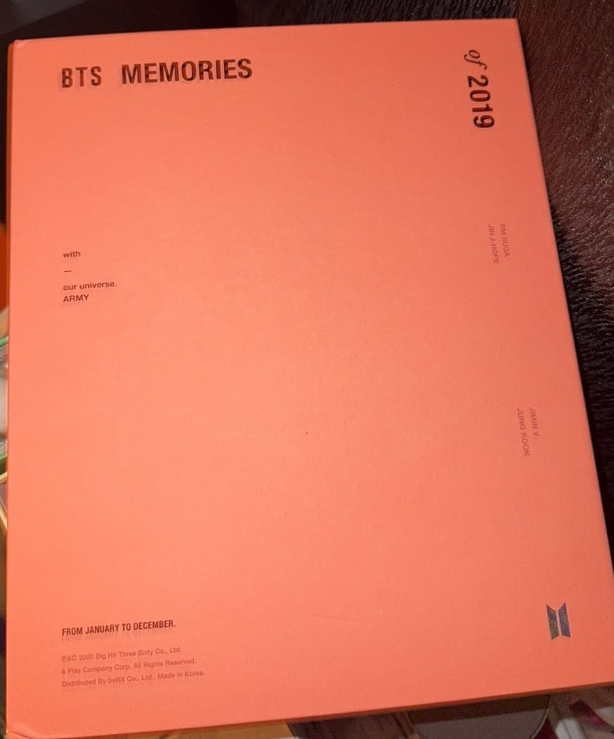 BTS Memories of 2019,2020,2021