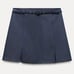 NWT Zara Slit Skort with mini belt