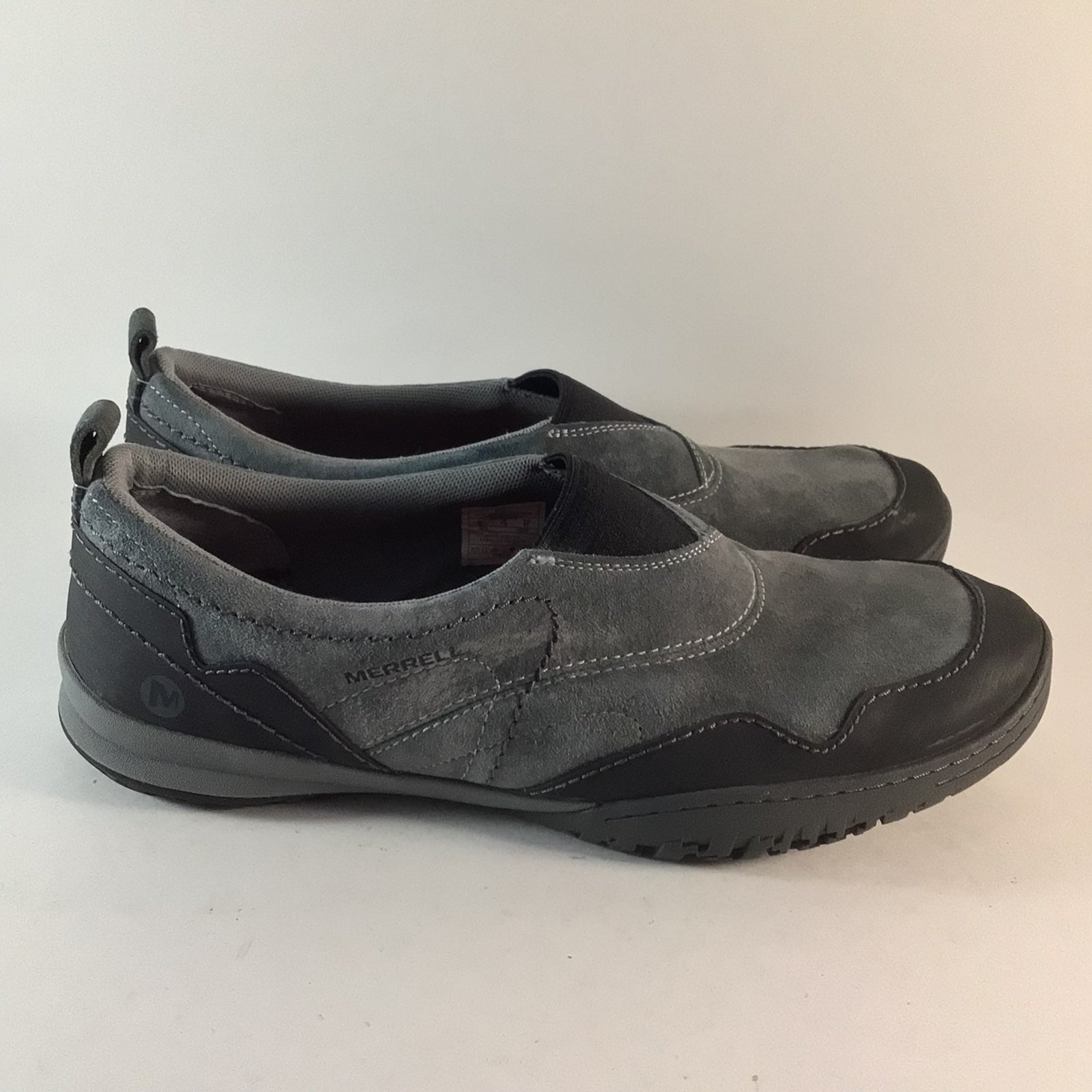 Merrell granite womens select grip shoes suede loafers size 10 J42520