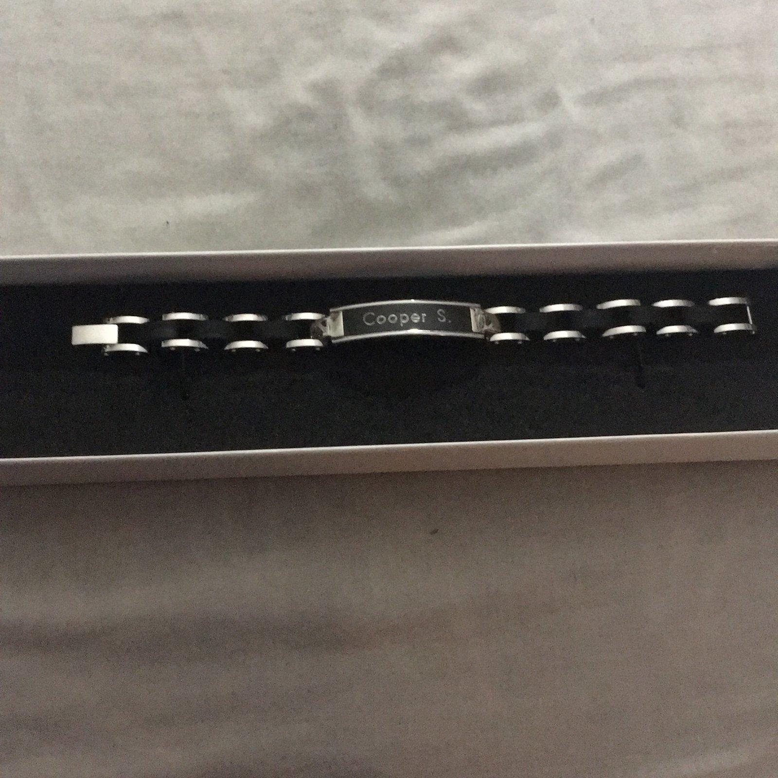 Cooper S. Silver bracelet