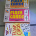 Flash card vintage addition subtraction
