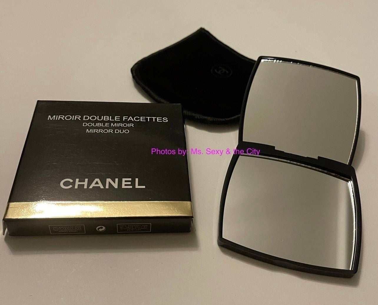 Authentic Chanel Mirror Duo Compact Double Facette