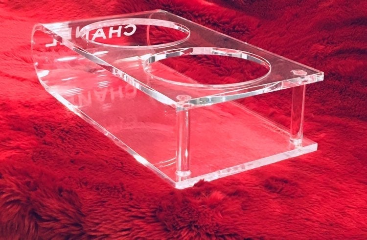 Acrylic / Lucite Pet Feeder