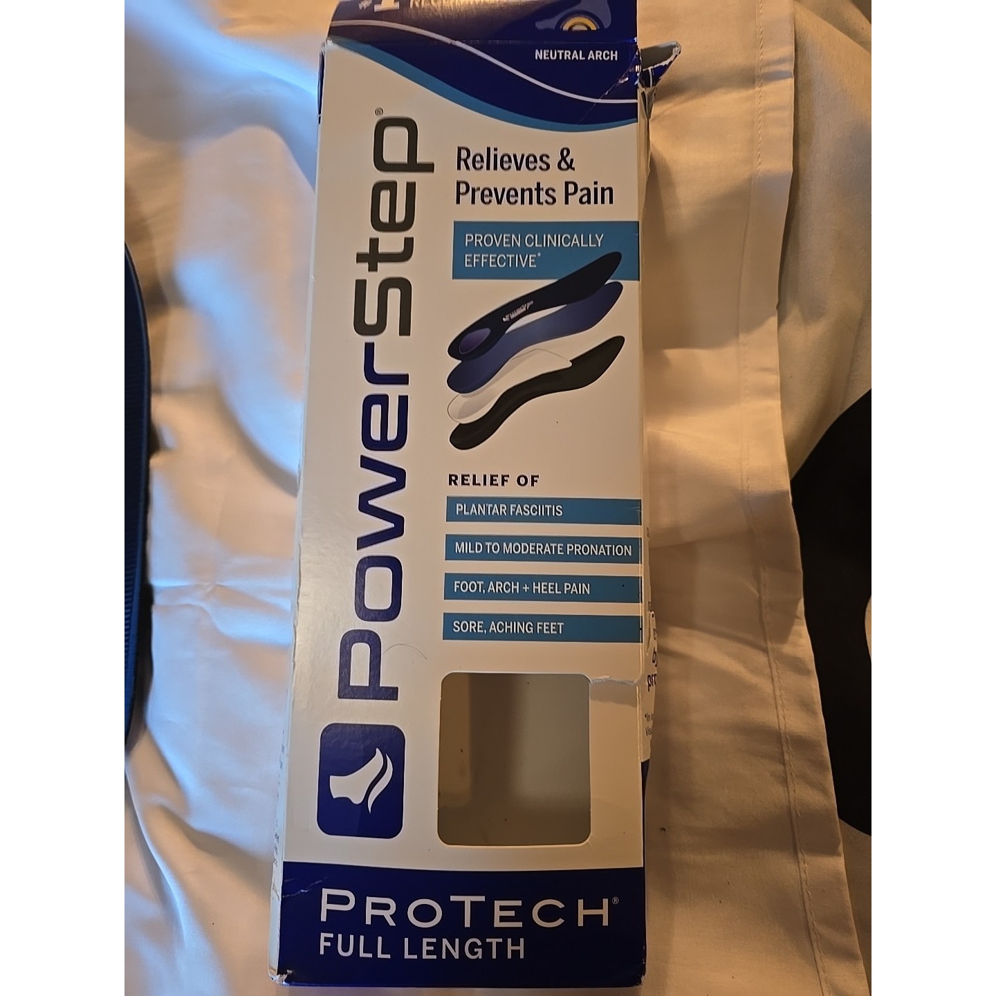Powestep Protech Full Length I Soles For Plantar Fasciitis, Pronation, Foot Arch