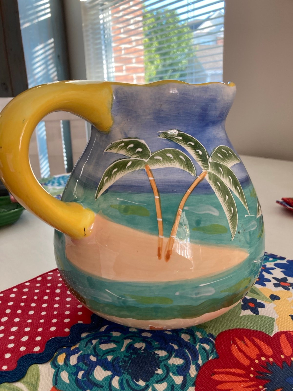 Style Eyes Pitcher by Baum Brothers-Sea Life