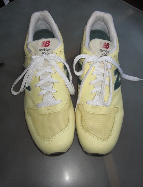 NEW BALANCE 996 Teddy Santis Sneakers Sulphur & Green Made in USA Men's 14
