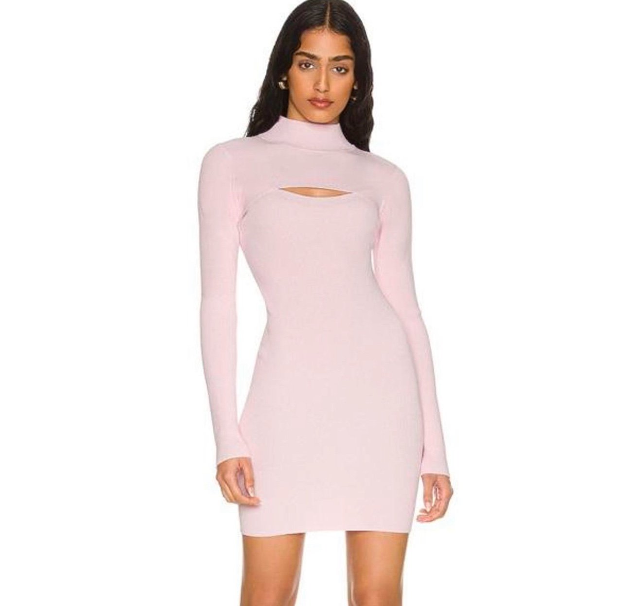 REVOLVE Bardot Baby Pink Bodycon Dress Size Small