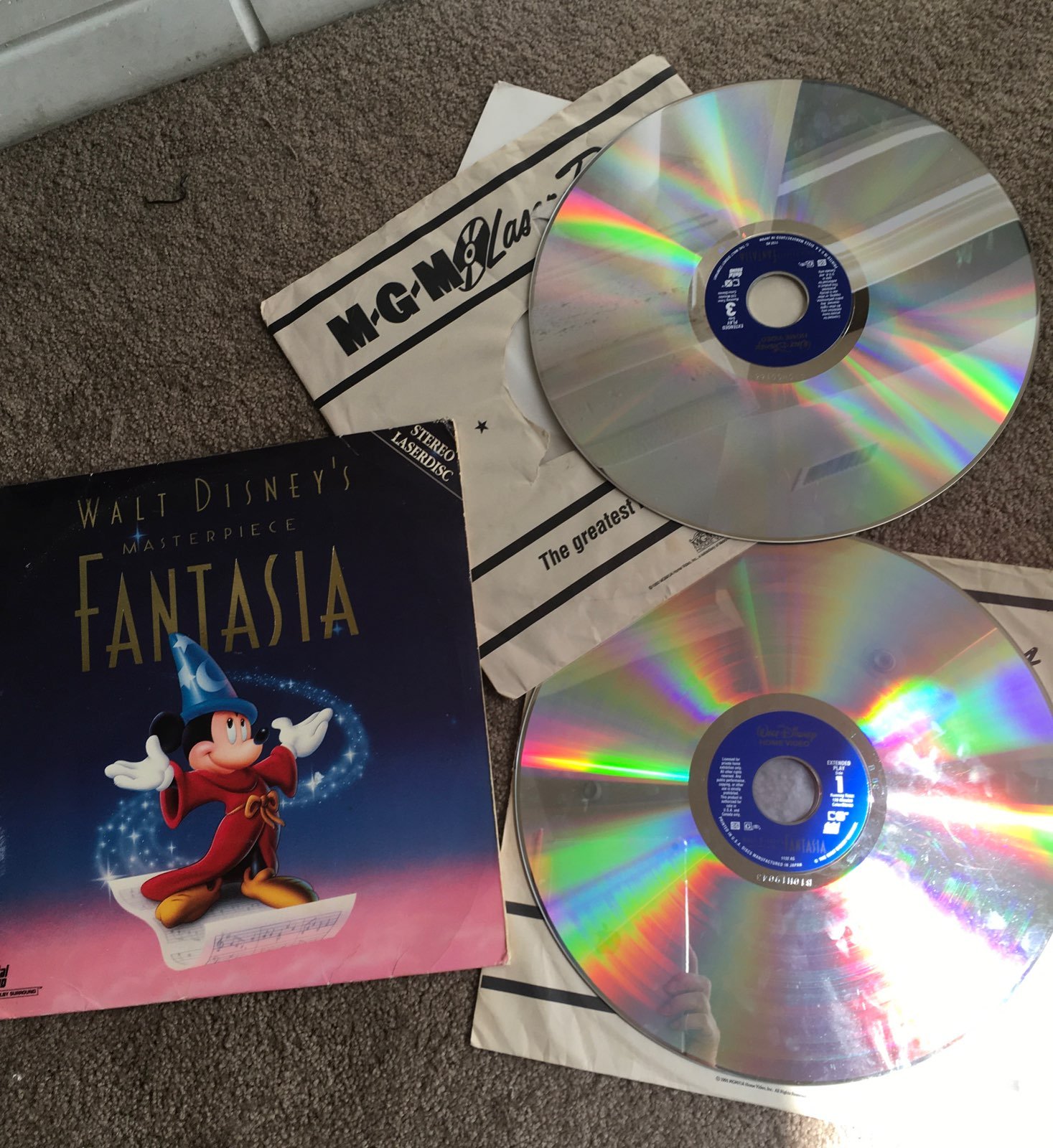 Laser disc movie