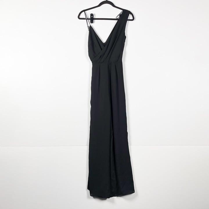 NEW Keepsake The Label Dreamlovers Chiffon V Neck Chiffon Full Length Jumpsuit
