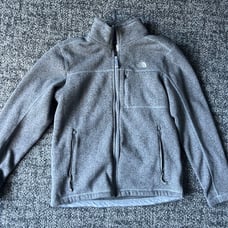 The North Face grey zip up