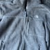 The North Face grey zip up